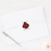 Stickers Red Black Ladybug (Enveloppe)