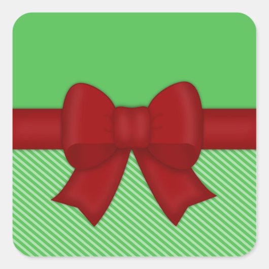 Stickers Red Bow de vacances (Devant)