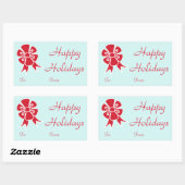 Stickers Red Bow Holidays (Feuille)