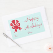 Stickers Red Bow Holidays (Enveloppe)