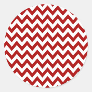 Stickers Red Chevron