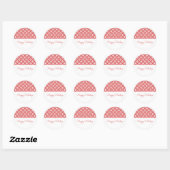 Stickers Red Classy Diamond (Feuille)