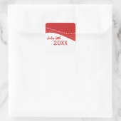 Stickers Red Dazzling Star Curs (Sac)