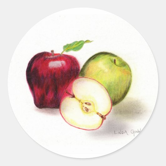Stickers Red Delicious et Granny Smith Apples (Devant)