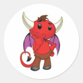Stickers Red Devil Bat (Devant)