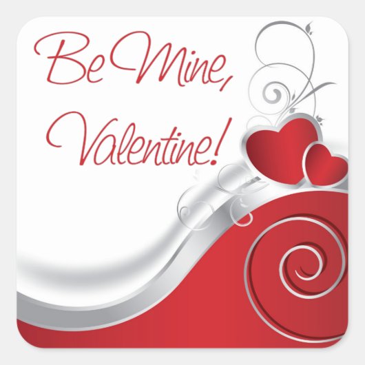 Stickers - Red Heart Silver Lining (Devant)