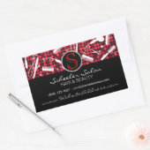 Stickers Red Hot Glam Custom Cheveux & Beauté (Enveloppe)