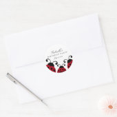 Stickers Red Ladybug Party Favoriser (Enveloppe)