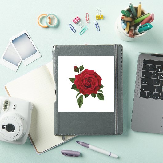 Stickers Red Rose (Couverture iPad)