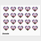 Stickers Red Roses Heart Book (Feuille)