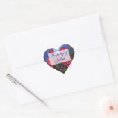 Stickers Red Roses Heart Book (Enveloppe)