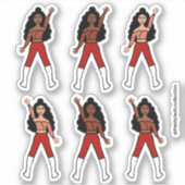 Stickers Red Spark Dancer (Devant)