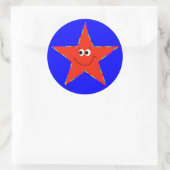 Stickers Red Star souriants (Sac)