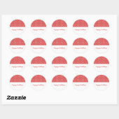 Stickers Red Sweet Polka Dot Holiday (Feuille)