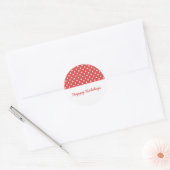 Stickers Red Sweet Polka Dot Holiday (Enveloppe)