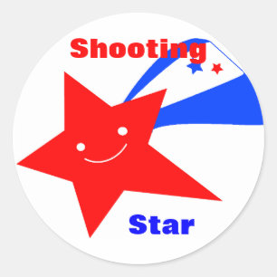 Stickers Red, White & Blue Star Award