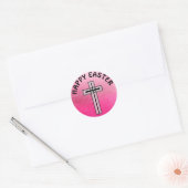 Stickers religieux Croix rose et Noire (Enveloppe)