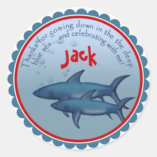 Stickers Requin (Devant)