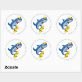 Stickers Requin (Feuille)