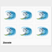 Stickers Requin (Feuille)
