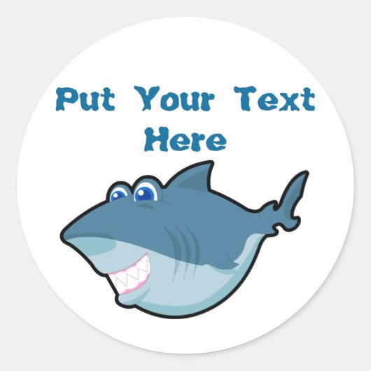 Stickers Requin mignon (Devant)