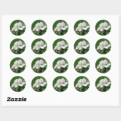 Stickers Ressort Pommier en fleurs rustiques (Feuille)