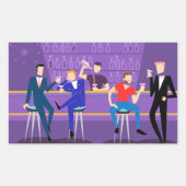 Stickers Retro Gay Bar (Devant)