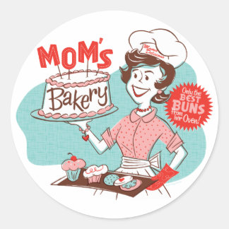Stickers rétro pour la boulangerie de maman — Arro