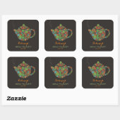 Stickers Retro Vintage Tea Party (Feuille)