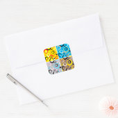 Stickers Retro Wallpaper Circles