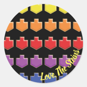 Stickers "Rêves 3D" Happy Chanukah