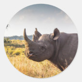 Stickers Rhino Blanc (Devant)