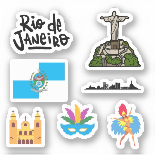 Stickers Rio de Janeiro (Devant)