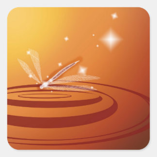 Stickers "Ripple" Artistic Dragonfly