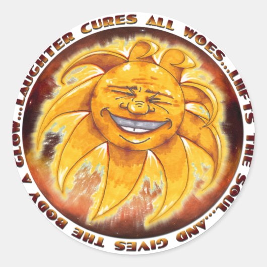 Stickers Rires Sunshine (Devant)