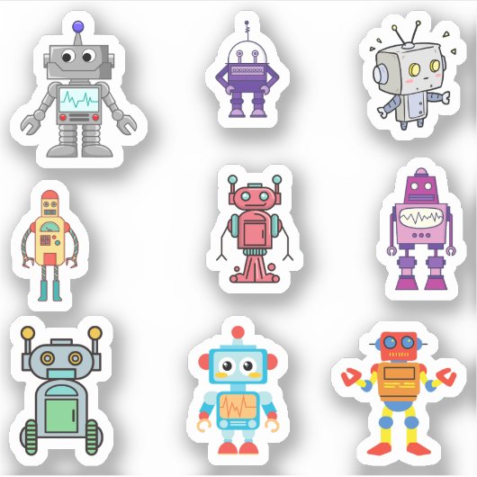 Stickers Robot (Devant)