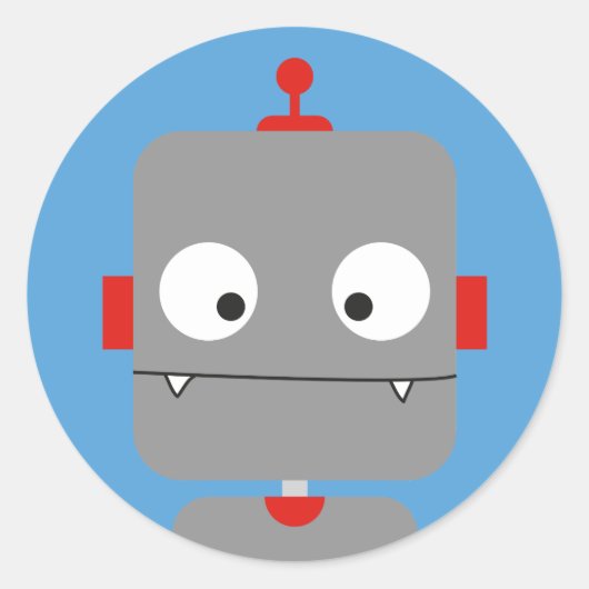 Stickers Robot mignons (Devant)