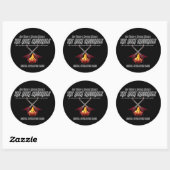 Stickers Rock Casserole 3" brillants (Feuille)