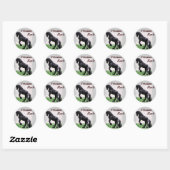 Stickers Rock Friesians (Feuille)