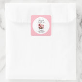 Stickers Rodéo Rose Wester Petite fille (Sac)