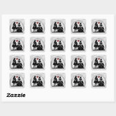Stickers Romance Silhouette Romantique (Feuille)