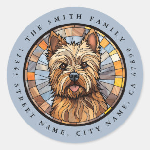 Stickers Rond Cairn Terrier