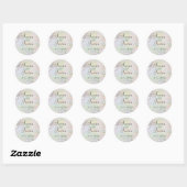 Stickers Rond Rhapsody Spring (Feuille)