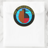 Stickers ronds 3 pouces du sous-comité (Sac)