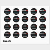 Stickers ronds (4/pg) - #TwoSidesDont (Feuille)
