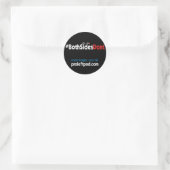 Stickers ronds (4/pg) - #TwoSidesDont (Sac)