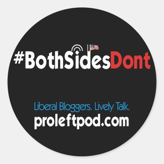 Stickers ronds (4/pg) - #TwoSidesDont (Devant)