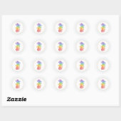 Stickers ronds à la BOUILLOIRE (Feuille)