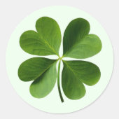 Stickers ronds à quatre feuilles (Devant)