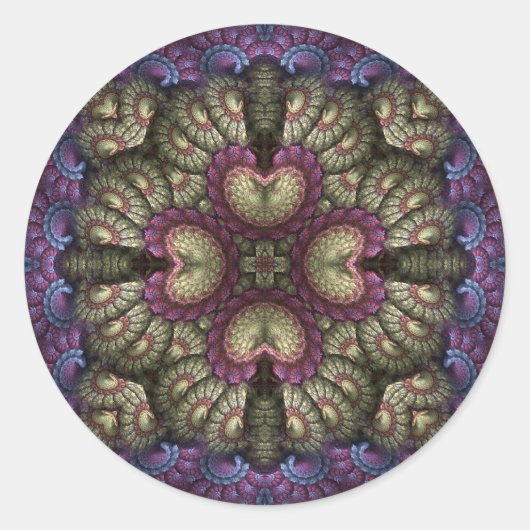 Stickers ronds Alice's Asters II (Devant)